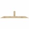 Ekena Millwork Portland Rough Sawn Timber Gable Bracket, Douglas Fir, 96"W x 24"H x 4"D x 6"F, 6/12 Pitch GBW096X24X0406POR00RDF - alternate 1